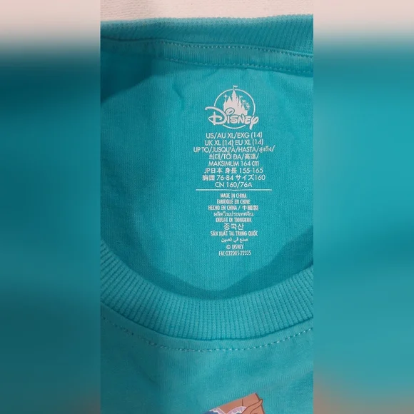 Disney Blue Short Sleeve Tee with Magical Graphic - Picture 7 of 9